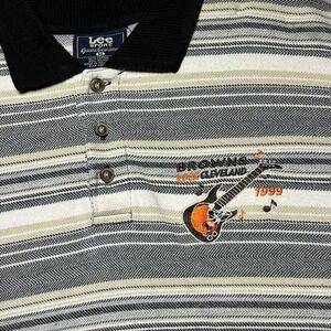 Vintage 90's Cleveland Browns Rock Roll 1999 Polo Dad Style Retro Lee Sport‎ XL